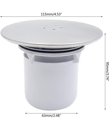 Plastic Shower Plughole Cover Shower Trap Cover Replacement Waste Drain Cap Tube Plug Anti-Odor Hole Cover Shower Drain Cover Bathroom Shower Waste Trap Cover - Buy Online on SooperMarket.com