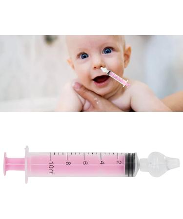 4Pcs Reusable Silicone Nasal Rinse Kit for Newborns & Toddlers - Pink Nasal Irrigator Syringe - Buy Online on SooperMarket.com