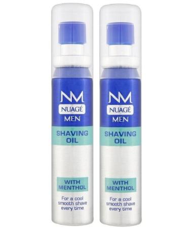 x2 Nuage Men Shaving Oil with Mentol 25ml