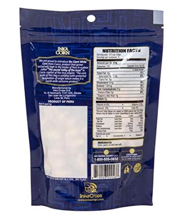 Inka Corn Nuts - Gluten Free Roasted Giant Corn, Original Flavor - 4-Ounce (Pack of 6) - Buy Online on SooperMarket.com