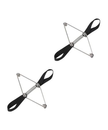 FOMIYES 2 Pcs Tension Band The Flex Belt Thumb Splint Flex Tools Valgus Correct Belt Hallux Valgus Strap Hammer Toe Big Toe Strap Hallux Valgus Correctors Bid Toe Band Gasket Blackx2pcs 20.5x15cmx2pcs
