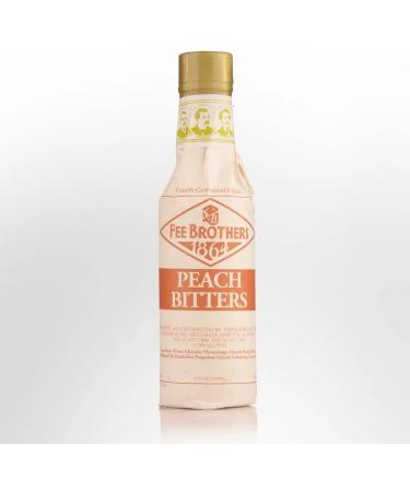 Buy Fee Brothers Peach Bitters 150 ml | Fresh & Fruity Aroma | Enhance Cocktails with Sophisticated Peach Flavor - International Shipping Available - Buy Online on SooperMarket.com