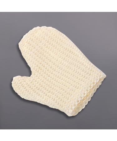 Cabilock 2Pcs Exfoliating Bath Gloves - Sisal Body Scrubber Mitts for Dead Skin Cell Removal - Ideal for Spa and Self-Care - Buy Online on SooperMarket.com