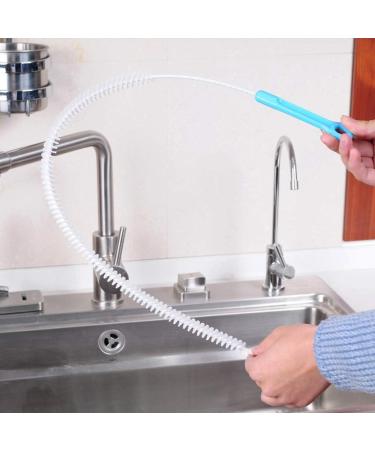 Flexible Sink Drain Unblocker Brush Cleaner Hair Remover Brush Blue Superior Quality and Creative - Buy Online on SooperMarket.com