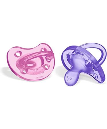 Chicco Physio Soft Pacifier Set of 2 6-16 Months For Girls Single