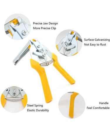 sunroot Type M Nail Ring Pliers Type M Nail Ring Pliers Type M Nail Ring Pliers Thickened for Manual Tying (M Nail +2400Clips) - Buy Online on SooperMarket.com