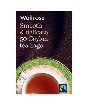 Ceylon Tea Bags Waitrose 50 per pack