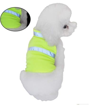 Buy Villcase Reflective Safety Vest for Dogs | High Visibility Breathable Summer Clothing | Fluorescent Yellow Size L | Ideal for Walking Running Hiking - Buy Online on SooperMarket.com