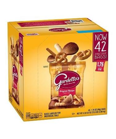 Gardetto's Original Recipe Snack Mix 1.75 oz Each - 2 Pack ( 84 Bags Total )