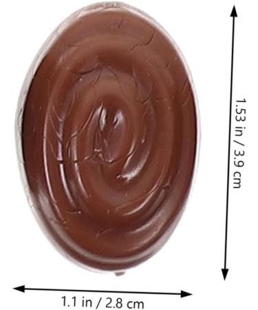 Vaguelly Artificial Chocolate Prop 12pcs Chocolate Decor Shop Display Prop Dessert Pvc Window Artificial Food Props - Buy Online on SooperMarket.com