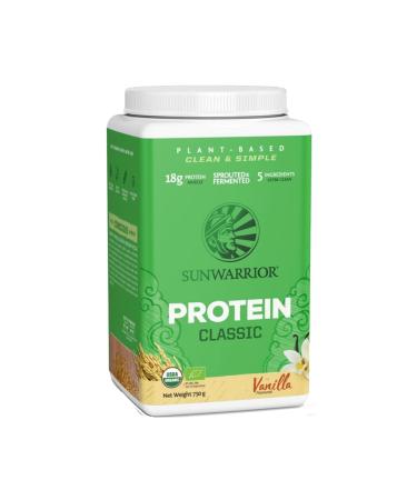 Sunwarrior - Classic Protein Raw Wholegrain Brown Rice Vanilla 750 g