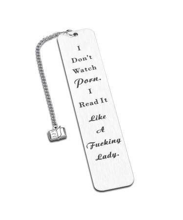 Chatquidort Funny bookmarks for women and men birthday presents for women friends cute readers gifts for book lovers female male bookmarks for women book lovers I don't watch P ...