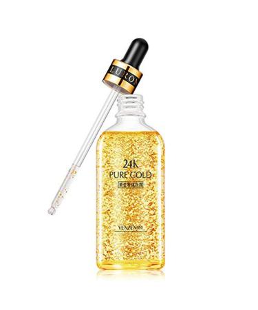 VENZEN 24k Pure Gold Luxurious Primary Liquid Glycerin Improves Hydration 100ml