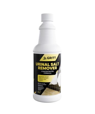 Urinal Salt Remover Concentrate | Eliminates Urine Odor | Dissolves and Removes Uric Acid Salt Deposits and Buildup | Odor Control | Calcium and Scale Remover 32 oz 1.00 Fl Oz (Pack of 1)
