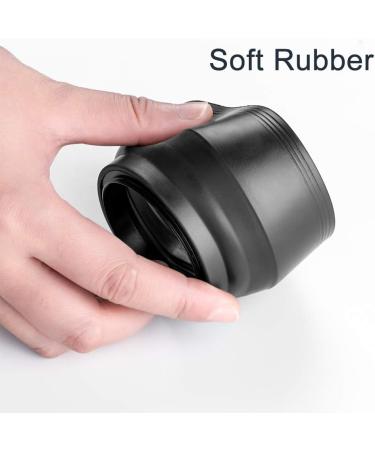 62mm Universal Collapsible Lens Hood with Lens Cap for Canon Nikon Sony Pentax Olympus Fuji Camera - Buy Online on SooperMarket.com