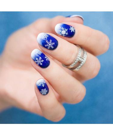 1500+ Christmas Nail Art Stickers - Self-Adhesive Santa, Snowflakes & More | 12 Large Sheets for Festive Nail Designs - Buy Online on SooperMarket.com