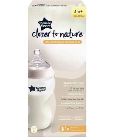 Tommee Tippee Closer to Nature Clear Bottle 340 ml Non d cor 340 ml - Buy Online on SooperMarket.com
