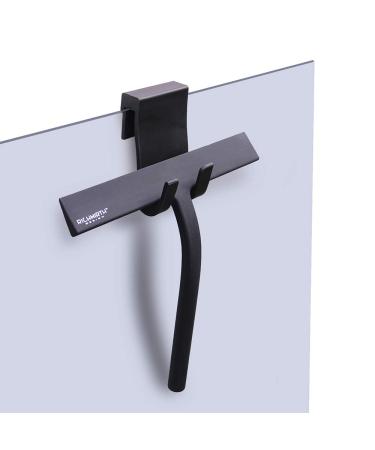 RICHMIRTH Silicone Rubber Blade Shower Squeegee 9" in Width Window Squeegee Car Squeegee Bathroom Squeegee Bathroom Shower Squeegee Clear Glass Wall Cleaner for Shower, Glass, Window 9 Inch Black