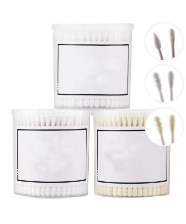 600 Counts Cotton Swabs Natural Double Tipped Organic Cruelty Free Ear Buds B05