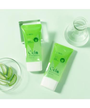 Organic Aloe Vera Gel for Face and Body - 96% Fresh Aloe, Deeply Soothing & Firming, Sunburn Relief, Acne Treatment - Buy Online on SooperMarket.com