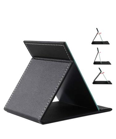 EFAILY Folding Travel Mirror PU Portable Adjustable Ultrathin Mirror 6.4x5.3 Inch - Ideal for Travel, Camping, and Home Use - Pack of 1 - Buy Online on SooperMarket.com