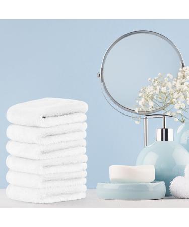 URAQT 6 Pack Face Cloths Make Up Remover 7.87 * 7.87in Soft Microfibre Face Wipes for Reusable Makeup Remover Cloth Washable Ultra Soft Facial Cleansing Wipe Cloths (White) 6 Pcs-white - Buy Online on SooperMarket.com