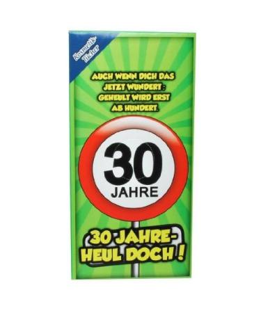 30 YEARS OF CRYING - 30th birthday 1 pack of cosmetic tissues in gift box 22 x 11cm 80 pieces