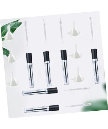 KALLORY 2 18pcs Mascara Tube 10ml Empty Tube Funnel Dropper Transfer Pipettes Eyelash Bottle Blowing 10.5X1.7cm Black - Buy Online on SooperMarket.com