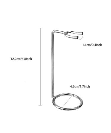 Folpus Shaving Stand for Razor Planes | Travel Shaving Rack & Gift Storage | Silver Razor Accessories & Brush Holder - Buy Online on SooperMarket.com