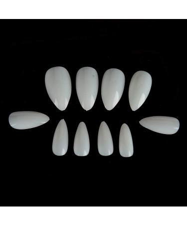 False Nails - Full Cover Oval Nail Art Tips | 500pcs Natural Color | International Shipping - Buy Online on SooperMarket.com