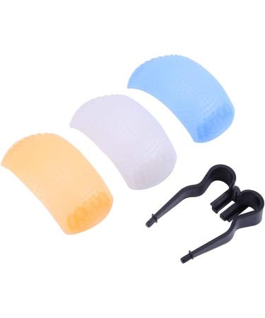 Rodipu 3 Color 87x41mm Flash Bounce Diffuser Cover - Camera Flash Photography Essential - Buy Online on SooperMarket.com