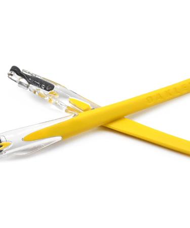 SOODASE Rubber Transparent Replacement Frame Legs for Oakley Crosslink Sweep & Switch Glasses - Yellow | International Shipping Available - Buy Online on SooperMarket.com