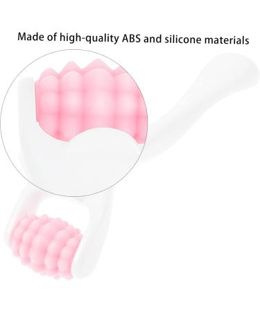Silicone Face Roller - Beauty Tool for Firming & Massaging | Portable Pink Facial Massager | International Shipping - Buy Online on SooperMarket.com