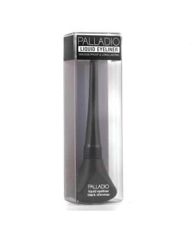 Palladio Liquid Eyeliner - Highly Pigmented, Waterproof, Smear-Proof for Intense Eye Definition in Black Shimmer - Buy Online on SooperMarket.com