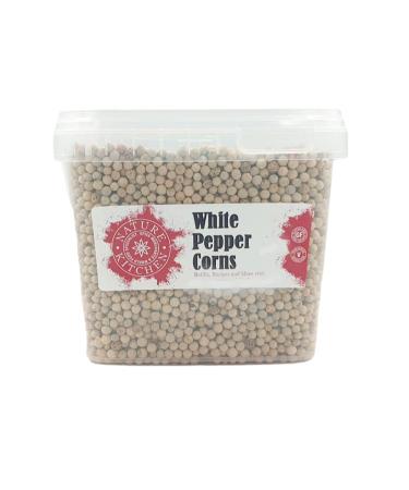 Nature Kitchen Pepper Corn White 400G Large Bag Of Seasoning Spices And Herbs. Gluten-Free and Vegan Everyday Cooking Blends For Marinades Sauces Frying Baking Or Grilling