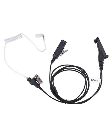 LEIMAXTE XPR 7550 Earpiece for Motorola XPR 6350 6550 XPR 7350 7550e Two Way Radio Walkie Talkie Headset with Acoustic Tube and PTT Mic