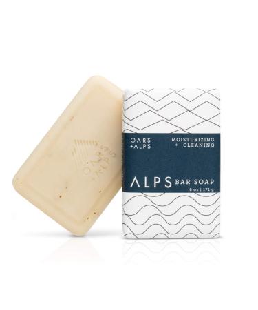 Oars + Alps Bar Soap  Natural Skin Care  Hydrates with Shea Butter and Jojoba Oil  Vegan and Gluten Free 6 Ounce (Pack of 1)