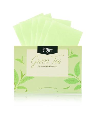 100 Sheets Oil Blotting Paper Oil Control Blotting Paper Natural Facial Portable Oil Blotting Paper Natural Fragrance Men Women Students Facial Tissue green