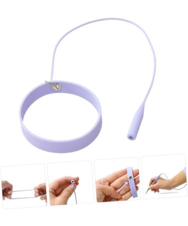 BELLIFFY Tweezers Silicone Bracelet Lash Tweezers Bracelet Lash Tweezer Wristband Professional Tweezers Useful Lash Tweezer Makeup Lash Applicator Pro Tools Eyelash Tools Purple - Buy Online on SooperMarket.com