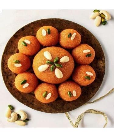 Rakhi Diwali Special (Motichoor Laddu 400g) Gift Hamper for Brother Sister Delicious Indian Traditional Sweets Best Gift For All Occasions Tasty Treat For Family & Friends Sold By Kidzbuzz