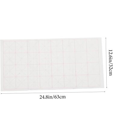 CORHAD 100pcs Grid Rice Paper Painting Paper Picture Paper Calligraphy Supply Quarto Art Paper X32 - Buy Online on SooperMarket.com
