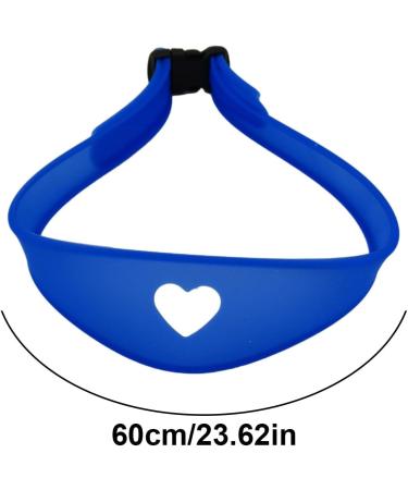 Adjustable Neck Hair Guide - Hair Trimming Guide Tool for Cutting Portable Silicone Haircut Bands Hairline Shaping Tool for DIY Home Haircuts Blue - Buy Online on SooperMarket.com