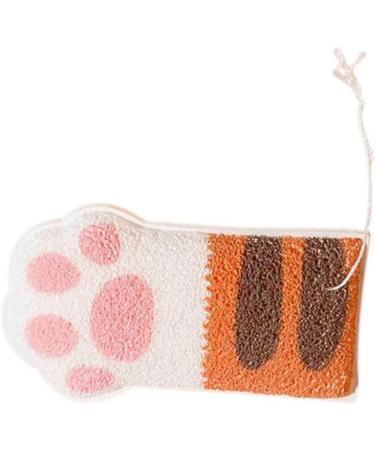 Body Exfoliating Sponge Elastic Cute Bathing Clean Scrub Brush with 4 Cat Paws body exfoliating brush - Buy Online on SooperMarket.com