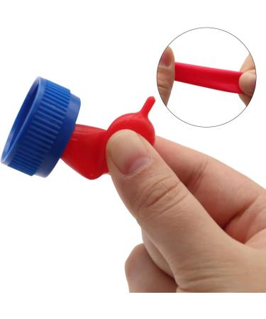 APlayfulBee Soft Silicone Goat Nipple 25Pcs - Blue | Farm Supplies for Sheep, Goat, Calf, Dog | Milk Bottle Topper for Efficient Feeding - Buy Online on SooperMarket.com