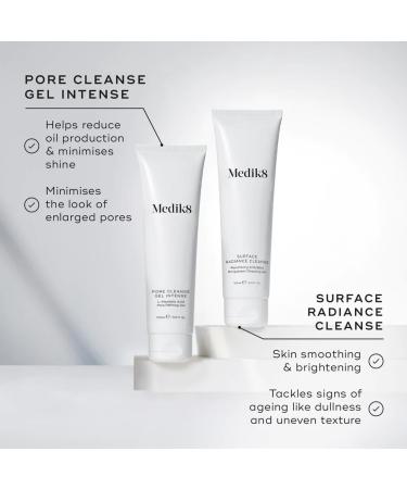 Medik8 Surface Radiance Cleanse Resurfacing AHA/BHA Mangosteen Cleansing Gel for Skin Ageing (150ml) - Buy Online on SooperMarket.com