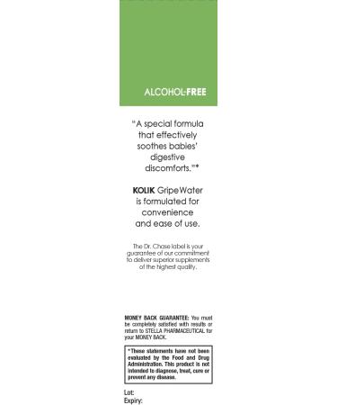 Dr. Chase Alcohol-Free Gripe Water for Babies - Colic & Gas Relief - 5 fl oz (Pack of 2) - Buy Online on SooperMarket.com