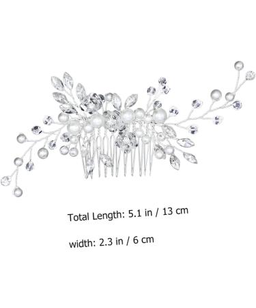 Mikinona 1 PC Piece Pearl Comb Wedding Hair Comb Bridal Hair Comb Wedding Headdress Wedding Hair Headdress - Buy Online on SooperMarket.com