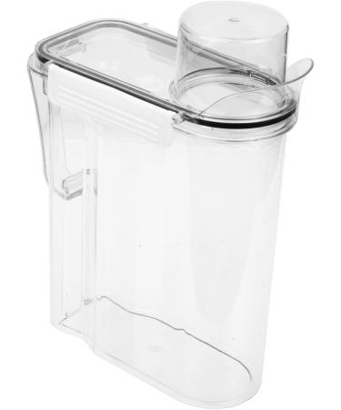 KOMBIUDA 4pcs Laundry Storage Box Bucket for Soap Tide Laundry Liquid Lotion Plastic Transparent - Buy Online on SooperMarket.com