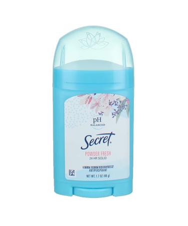 Secret Anti-Perspirant Deodorant Solid Powder Fresh 1.70 oz - Pack of 2 - Buy Online on SooperMarket.com