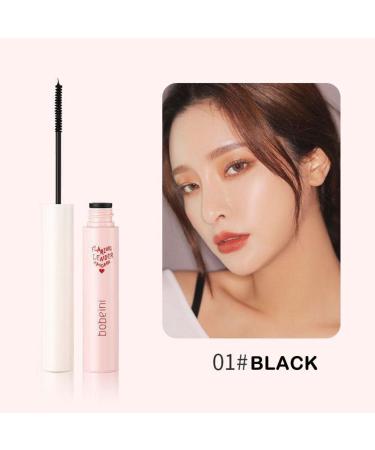 Mascara with Small Brush Head Waterproof and Long-Lasting Slender and Curly No Smudge Lengthened Thickened Fine Comb Type for Womenf 1.5g Brown - Buy Online on SooperMarket.com